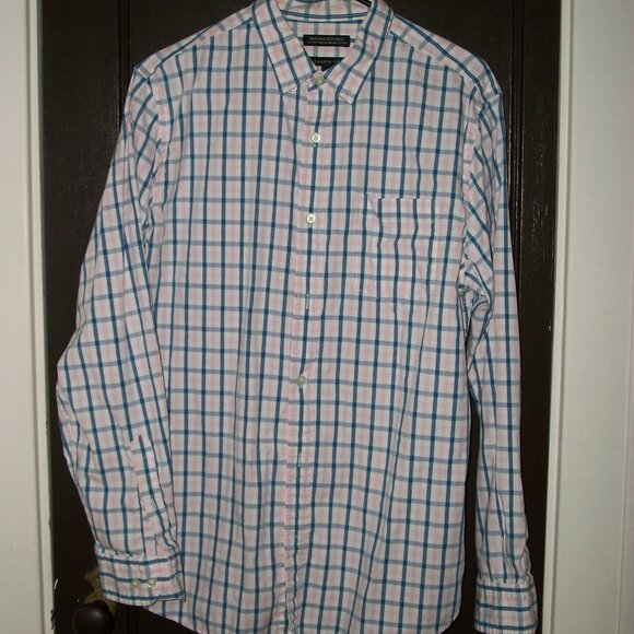 BANANA REPUBLIC Camden Fit Men's Long Sleeve Shirts Lot of 2 Size LARGE - Picture 4 of 5